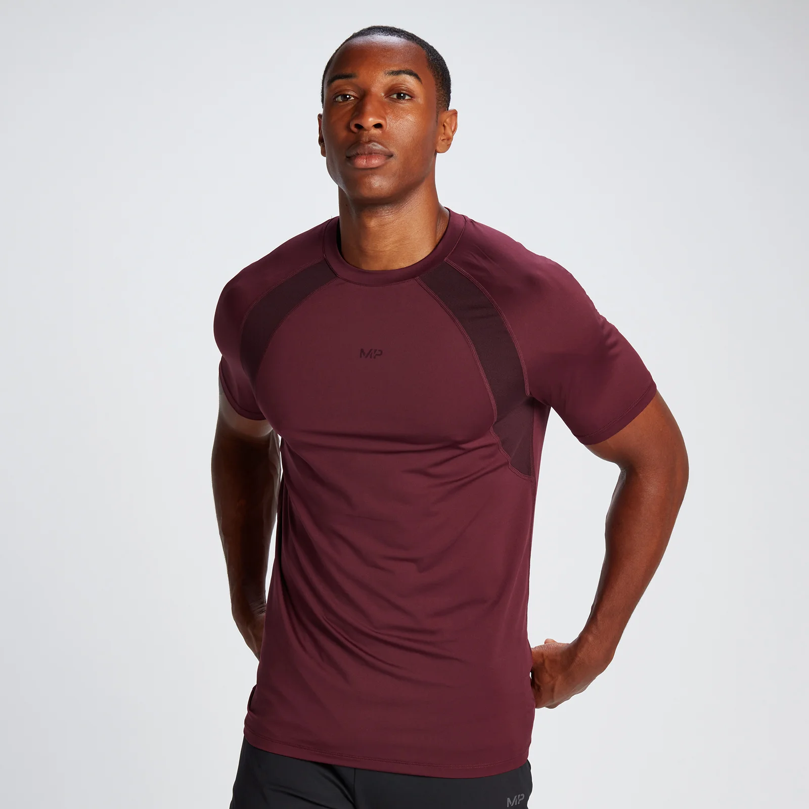 MP Men's Tempo T-Shirt - Deep Burgundy - XS Image 1