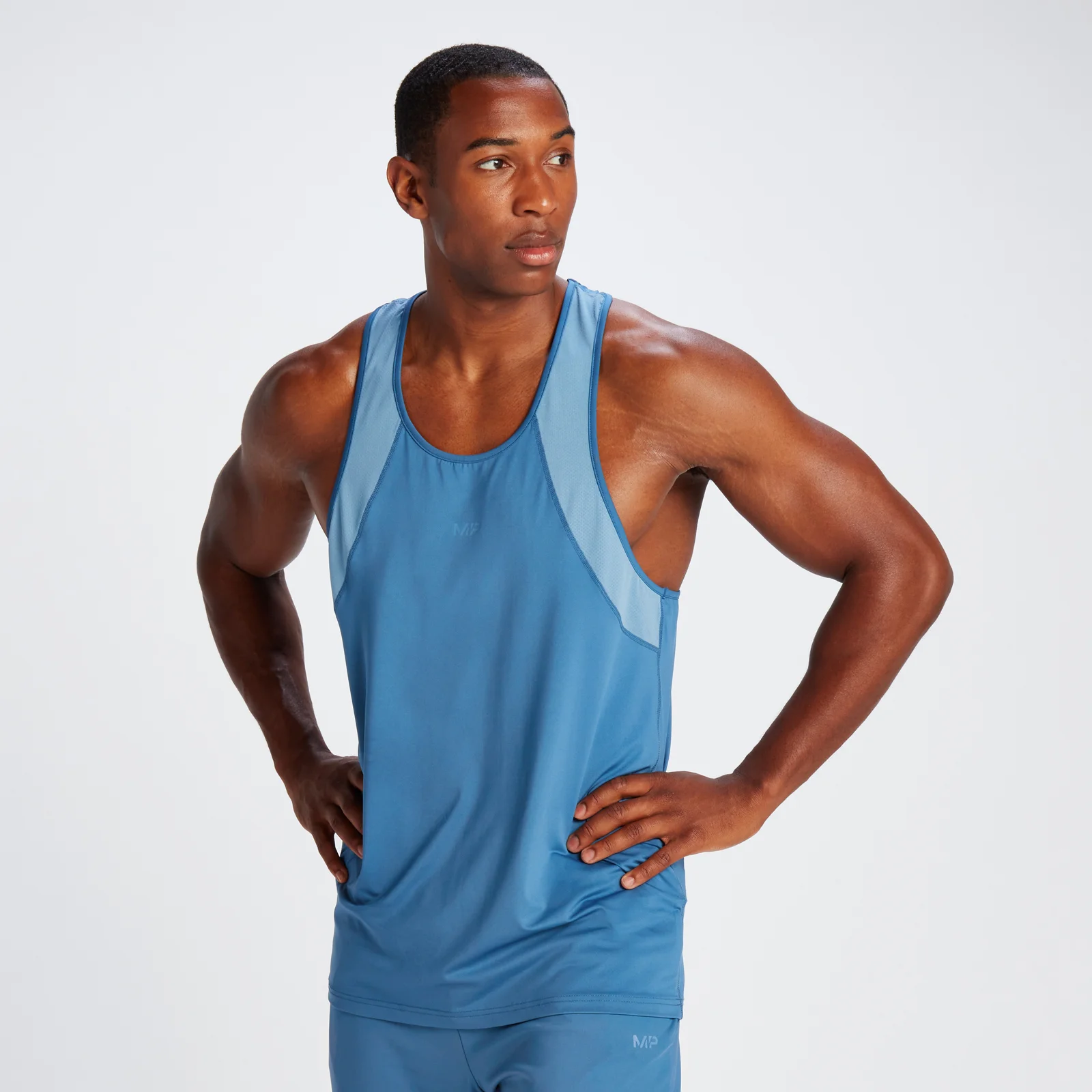 MP Men's Tempo Stringer - Indigo Blue - XS Image 1