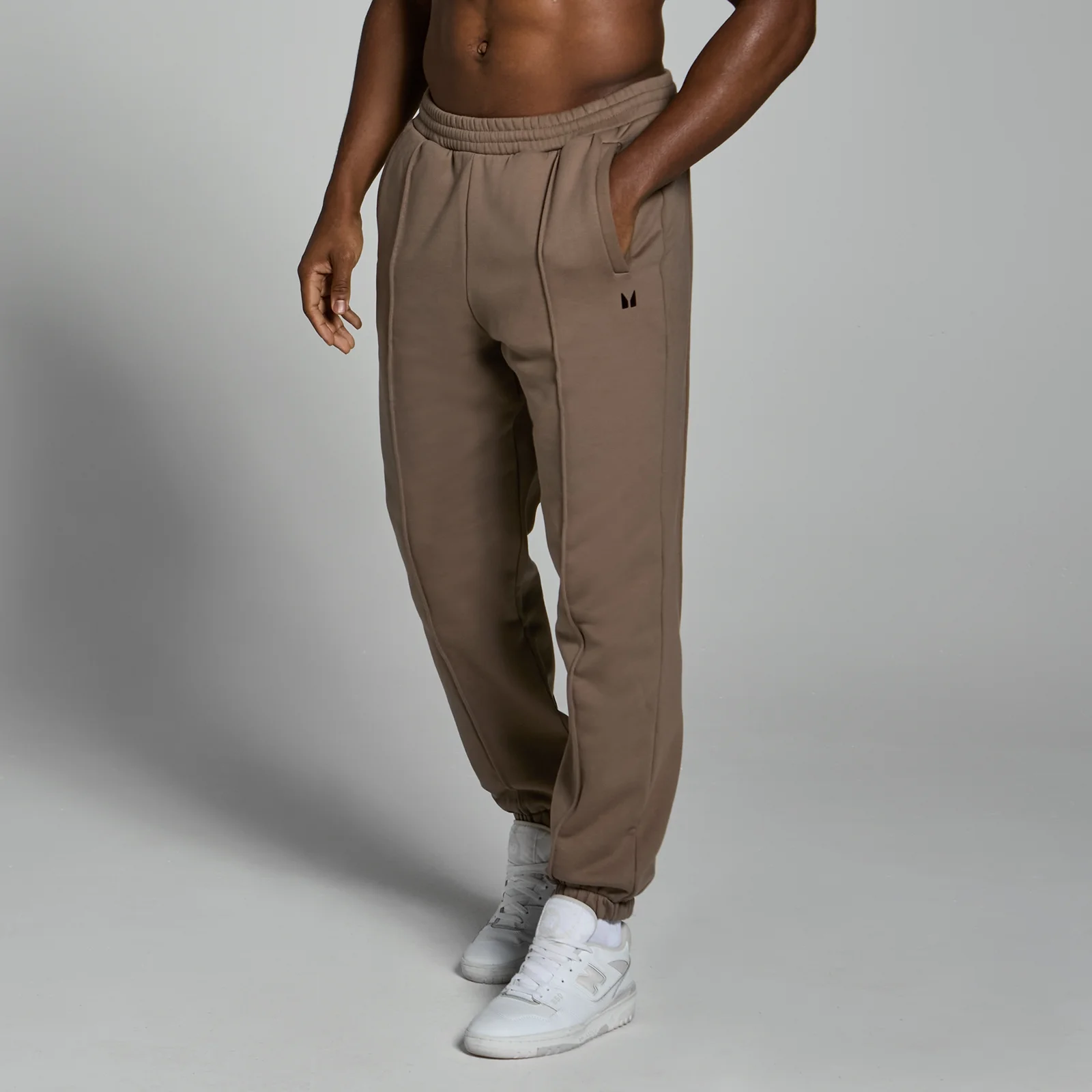 MP Men's Lifestyle Oversized Joggers - Soft Brown - XS Image 1