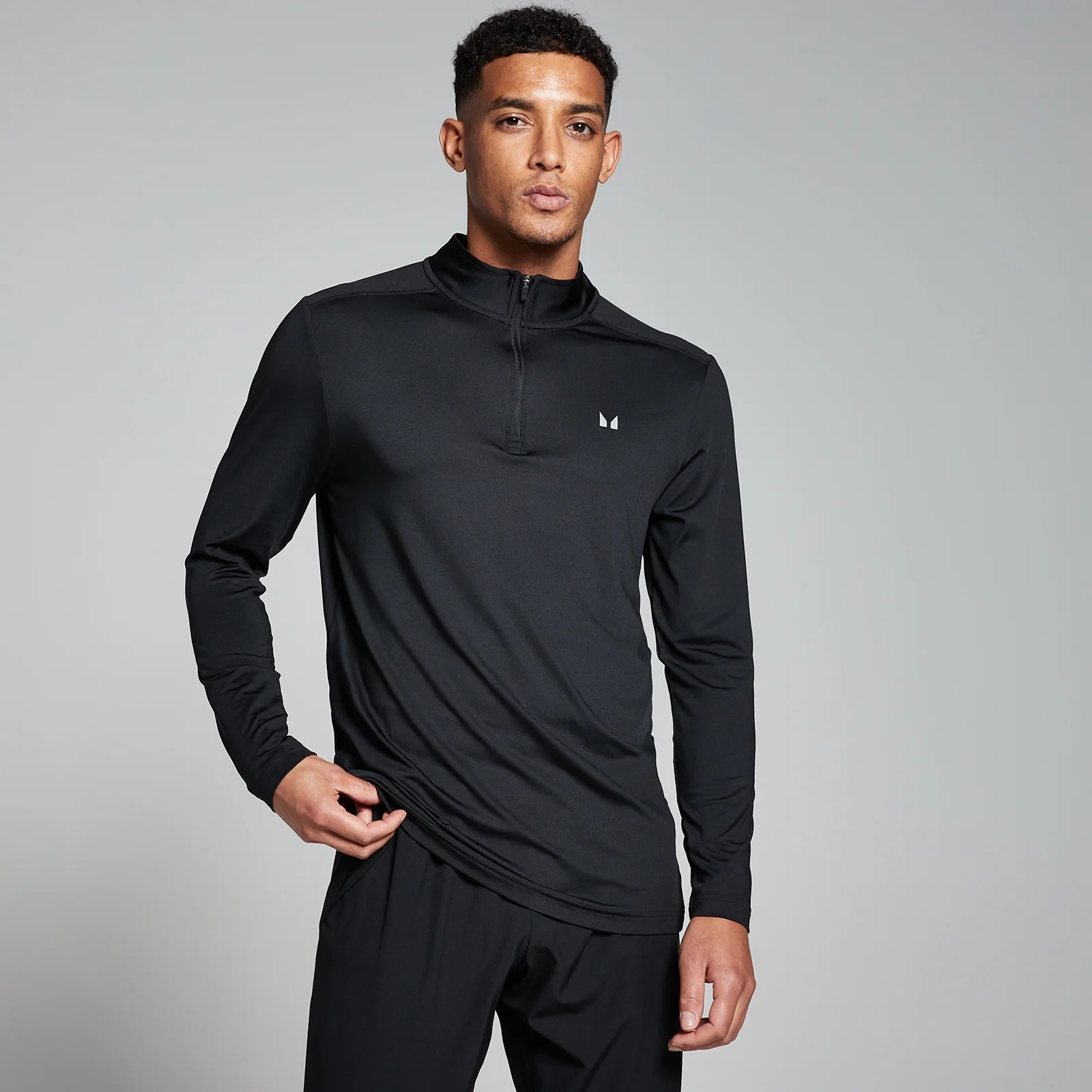 MP Men's Velocity 1/4 - Black - XS Image 1