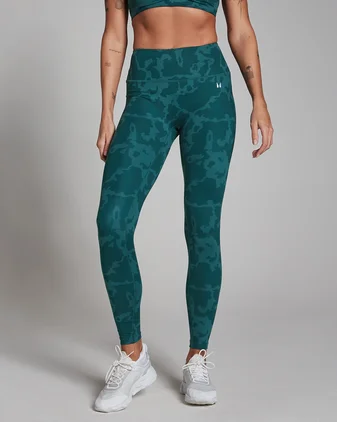 MP Women's Tempo Abstract Leggings - Marine Blue