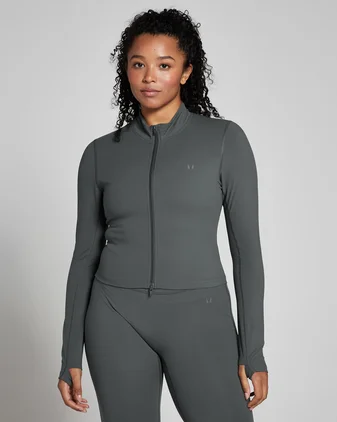 MP Women's Tempo Cropped Jacket - Dark Shadow