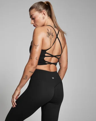 MP Women's Tempo Strappy Vest - Black