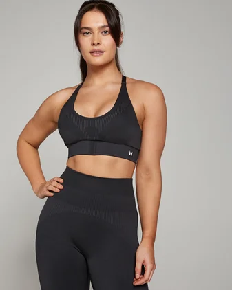 MP Women's Studio Seamless Bra - Black