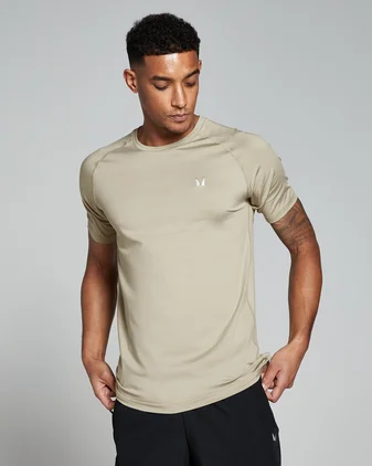 MP Men's Training Short Sleeve T-Shirt - Stone