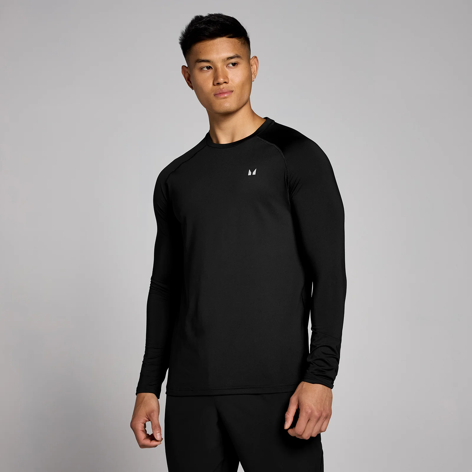 MP Men's Training Long Sleeve T-Shirt - Black - XXS Image 1