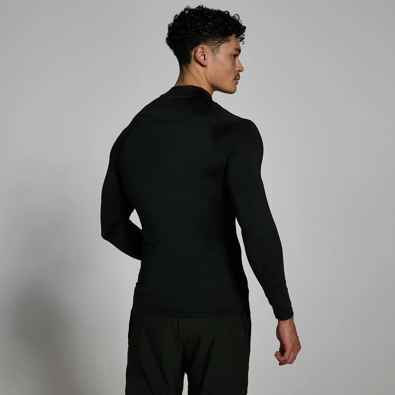 Men's Long Sleeve High Collar T-shirt / Premium Men's Turtleneck T Shirt I.858639738
