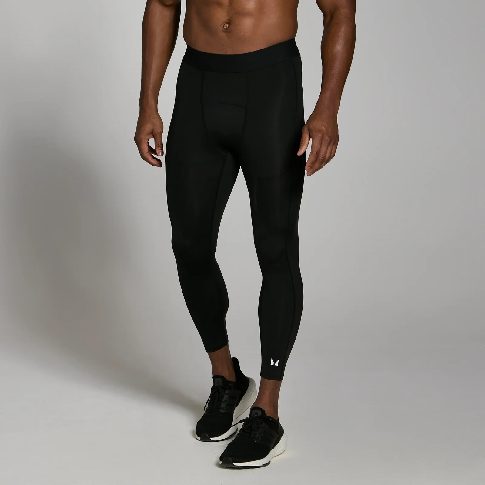 MP Men's Training Base Layer 3/4 Leggings - Black - XXS Image 1