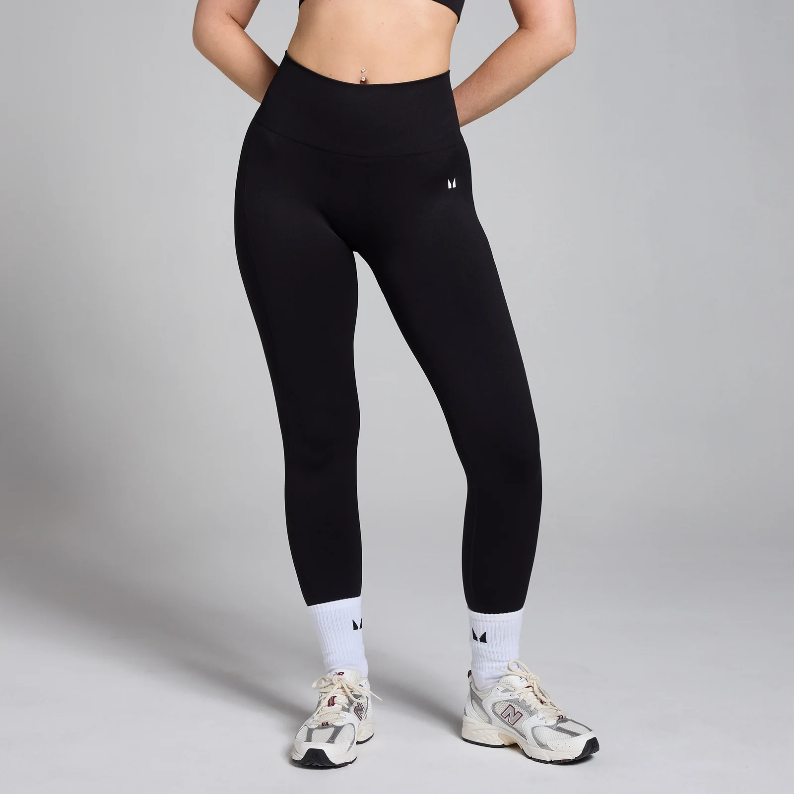 MP Women's Shape Seamless Leggings - Black - XXS Image 1