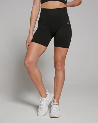 MP Women's Shape Seamless Cycling Shorts - Black