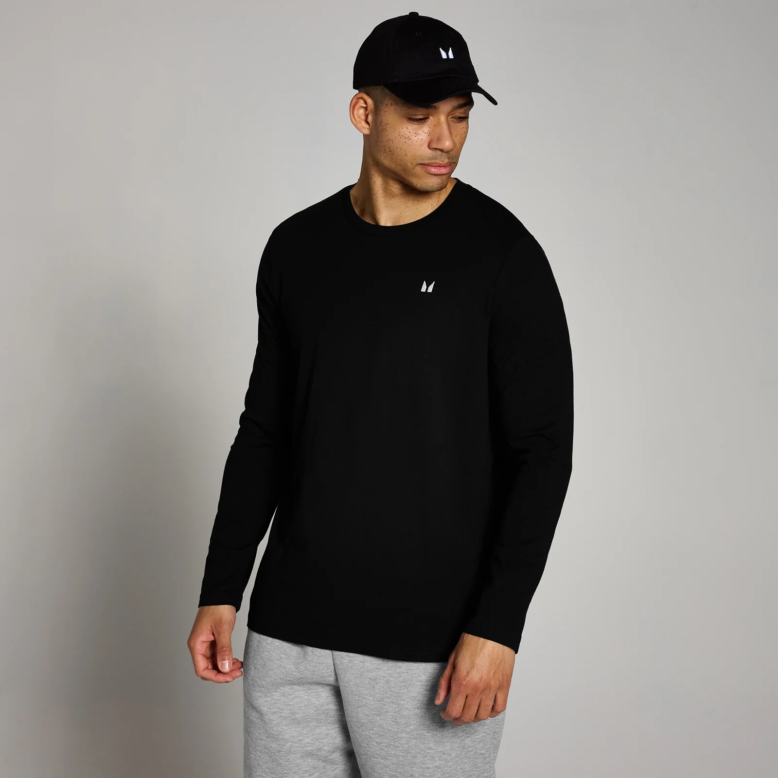 MP Men's Rest Day Long Sleeve Top - Black - XXS Image 1