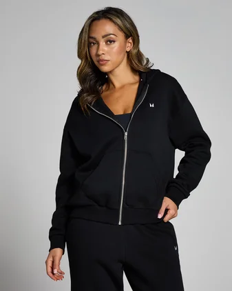 MP Women's Basics Zip Through Hoodie - Black