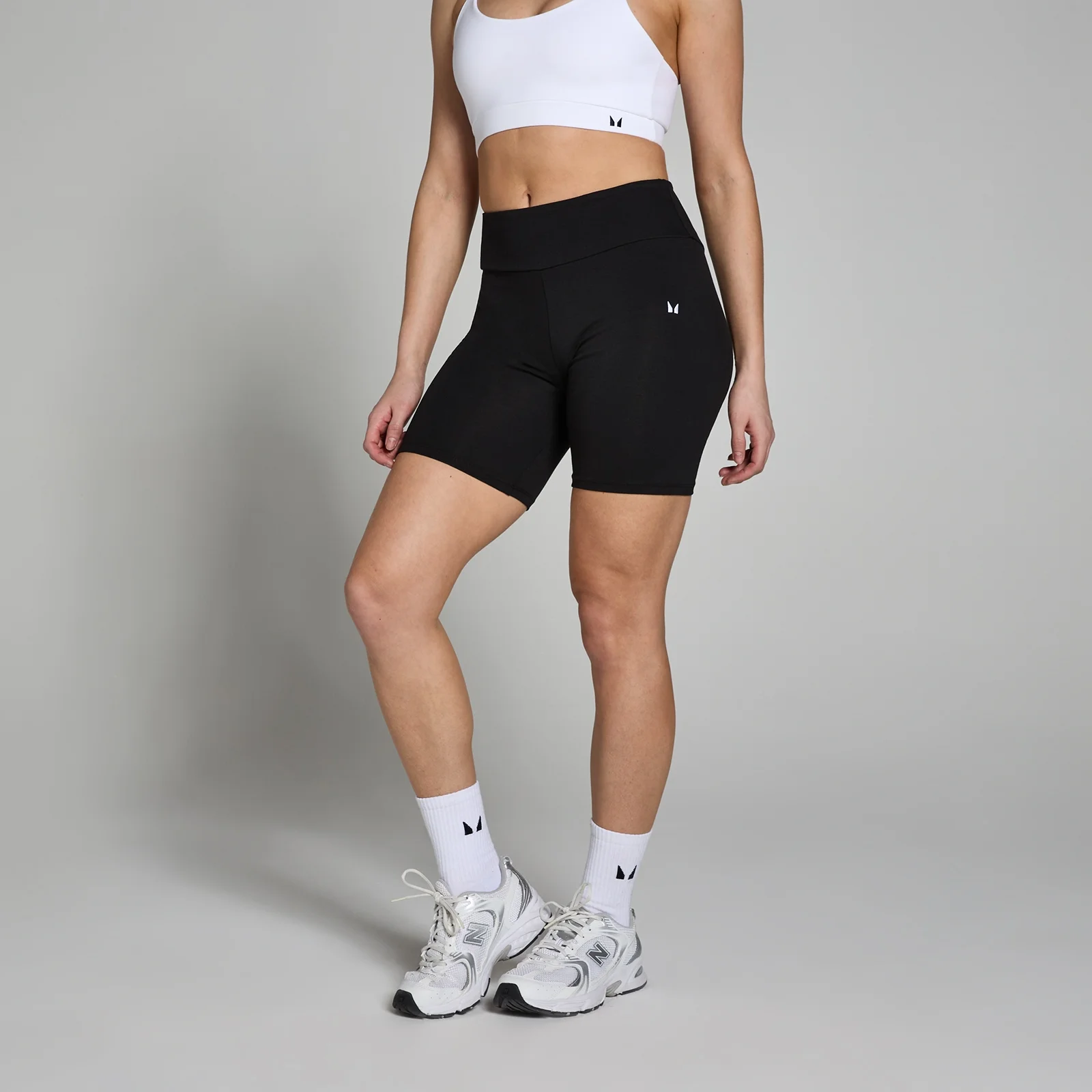 MP Women's Basic Cycling Shorts - Black - S Image 1