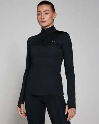 MP Women's Training 1/4 Zip - Black