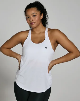 MP Women's Training Strappy Vest - White