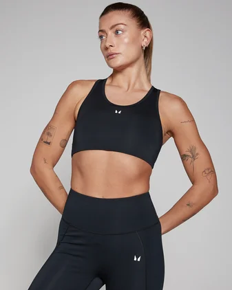 MP Women's Training Racerback Sports Bra - Black