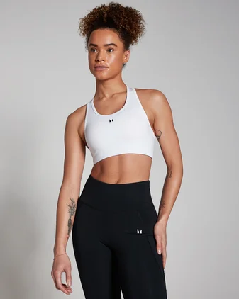 MP Women's Training Racerback Sports Bra - White