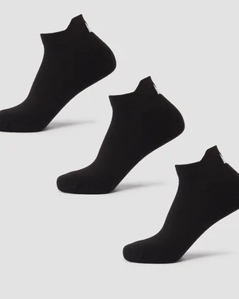 MP Unisex Trainer Socks (3 Pack) - Black