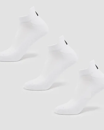 MP Unisex Trainer Socks (3 Pack) - White