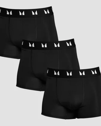 MP Men's Technical Boxers (3 Pack) - Black