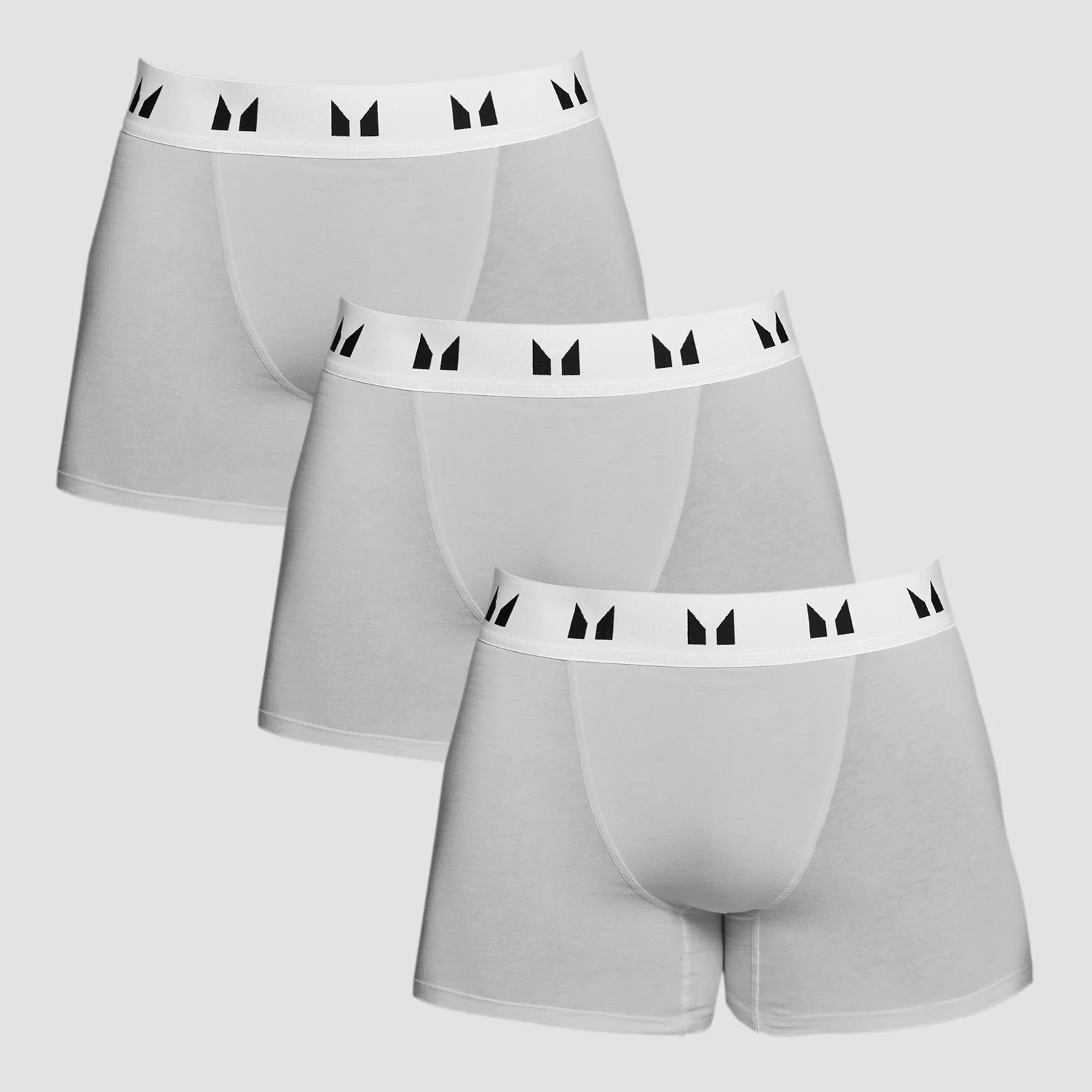 MP Men's Boxers (3 Pack) - Grey Marl/White - XXS Image 1