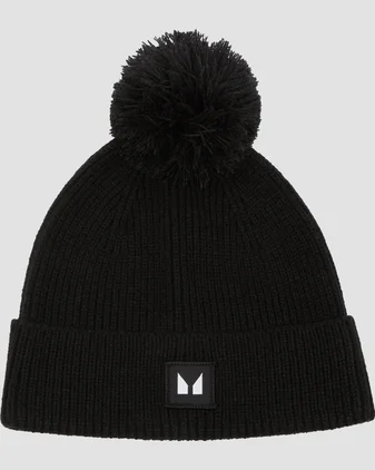 MP Bobble Hat - Black