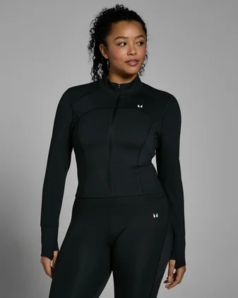 MP Women's Power Cropped Jacket - Black