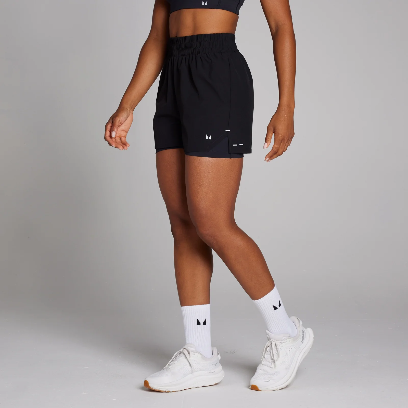 MP Women's Velocity Ultra 2-IN-1 Lightweight Shorts - Black - XS Image 1