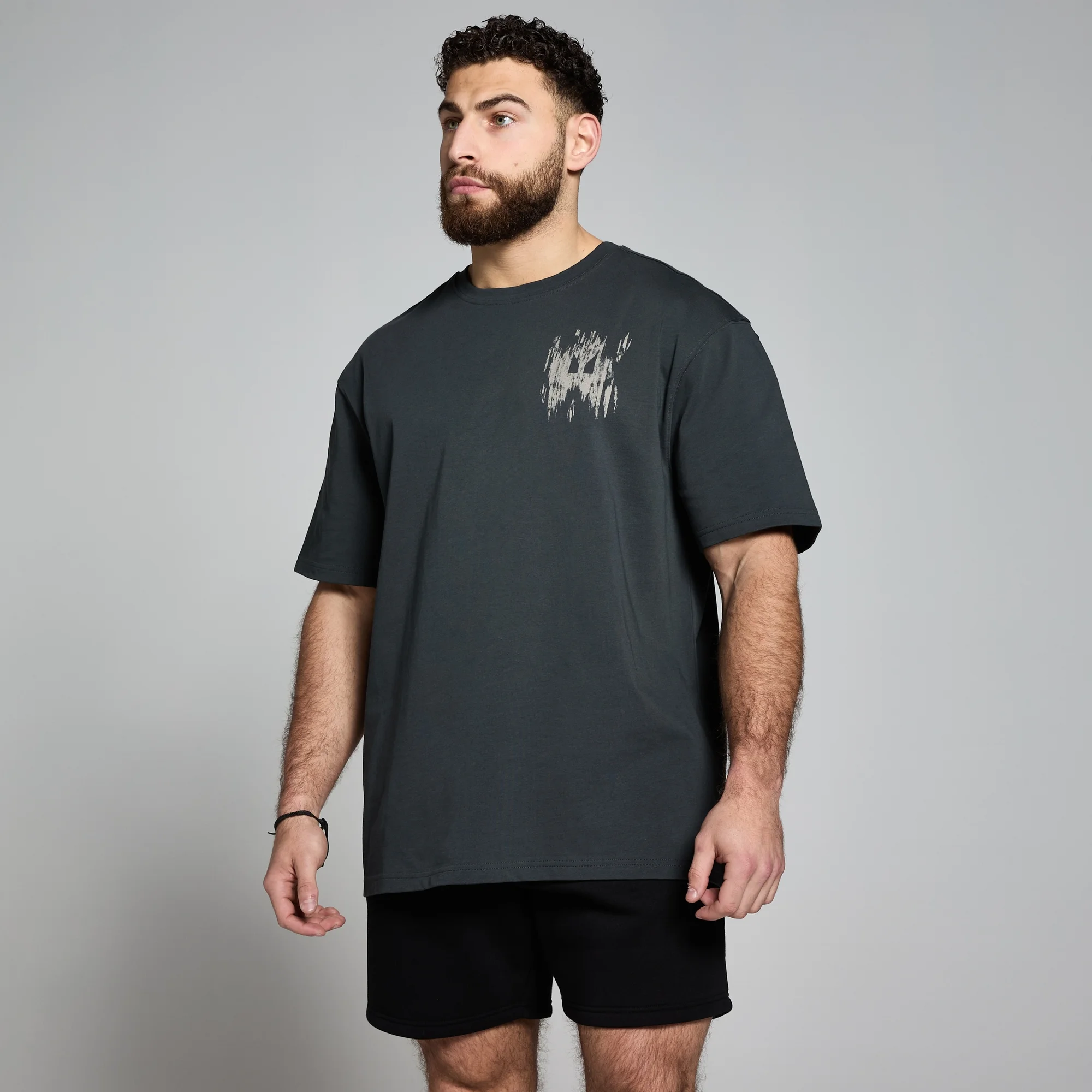 MP Clay Graphic T-Shirt - Washed Black - XXS-XS Image 1