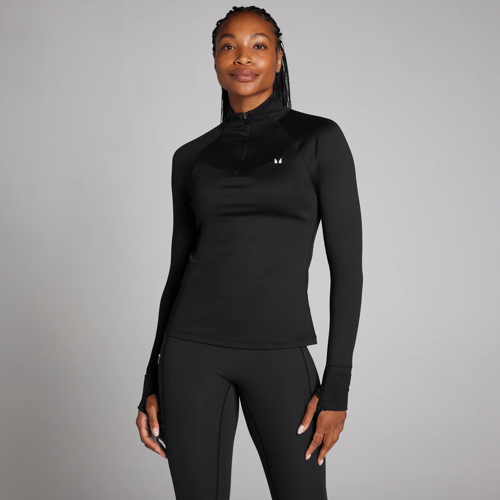 MP Women's Velocity Best 1/4 Zip Top - Black - L Image 1