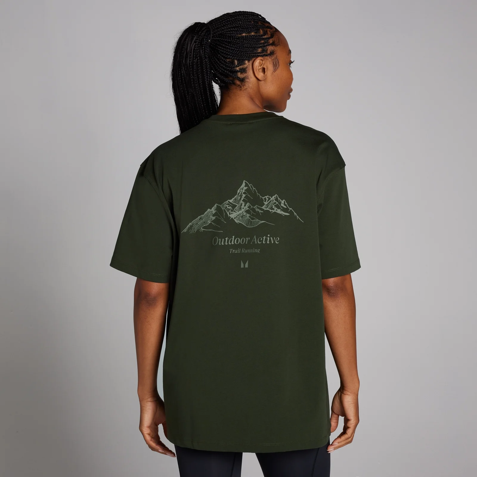 MP Velocity Oversized T-Shirt - Forest Green - XXS - XS Image 1