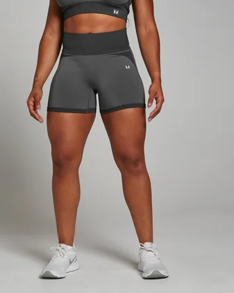 MP Women's Two Toned Seamless Cycling Shorts - Black