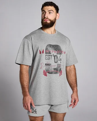 MP Origin Graphic T-Shirt - Grey Marl