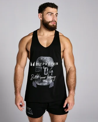 MP Men's Origin Graphic Stringer - Black