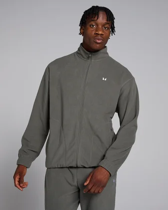 MP Men's Zip Through Fleece - Gun Metal