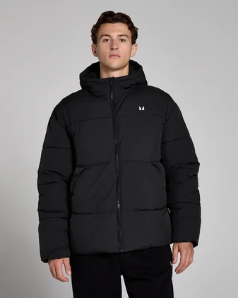 MP Men's Short Puffer Jacket - Black