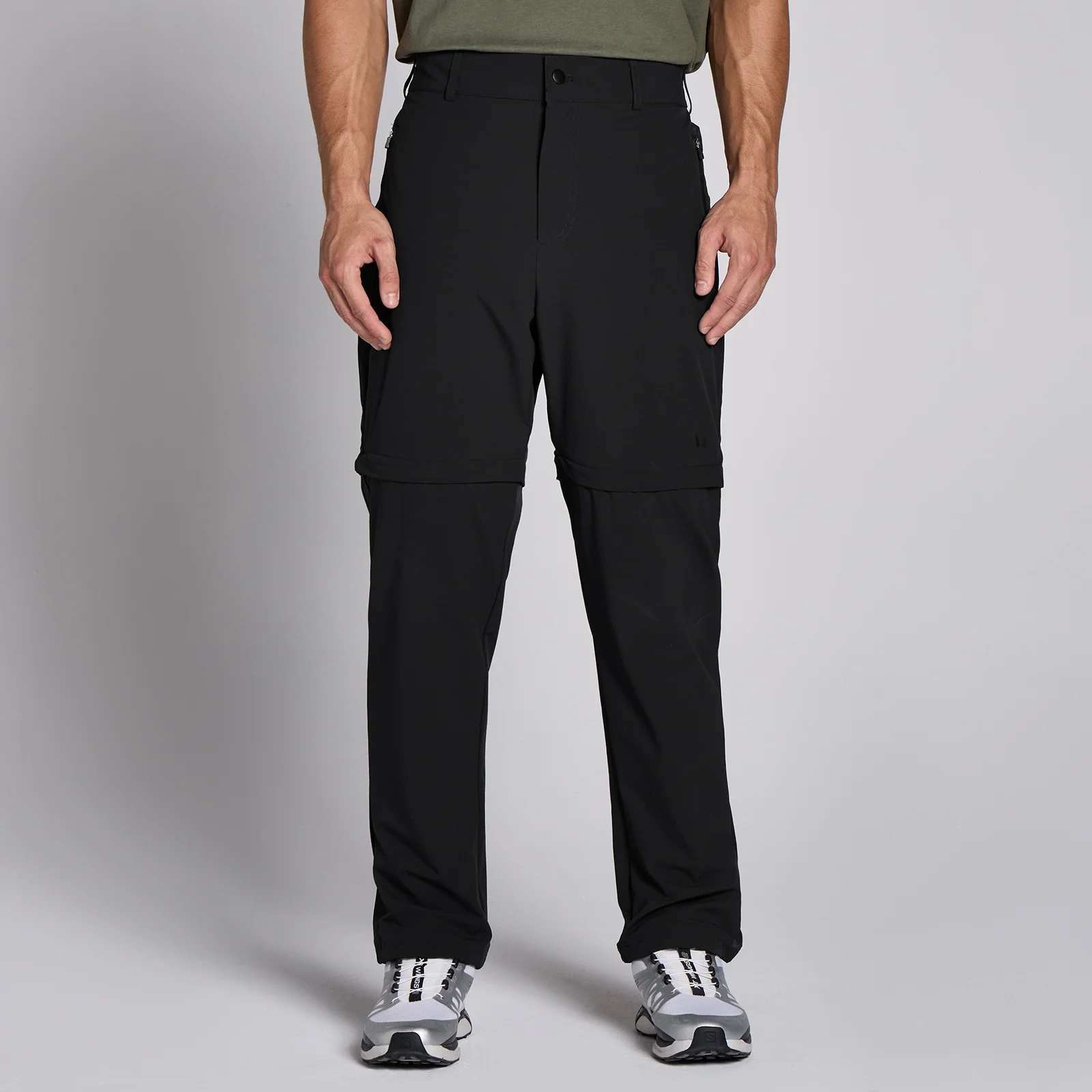 MP Men's 2 in 1 Walking Trouser / Shorts - Black - XXXL Image 1
