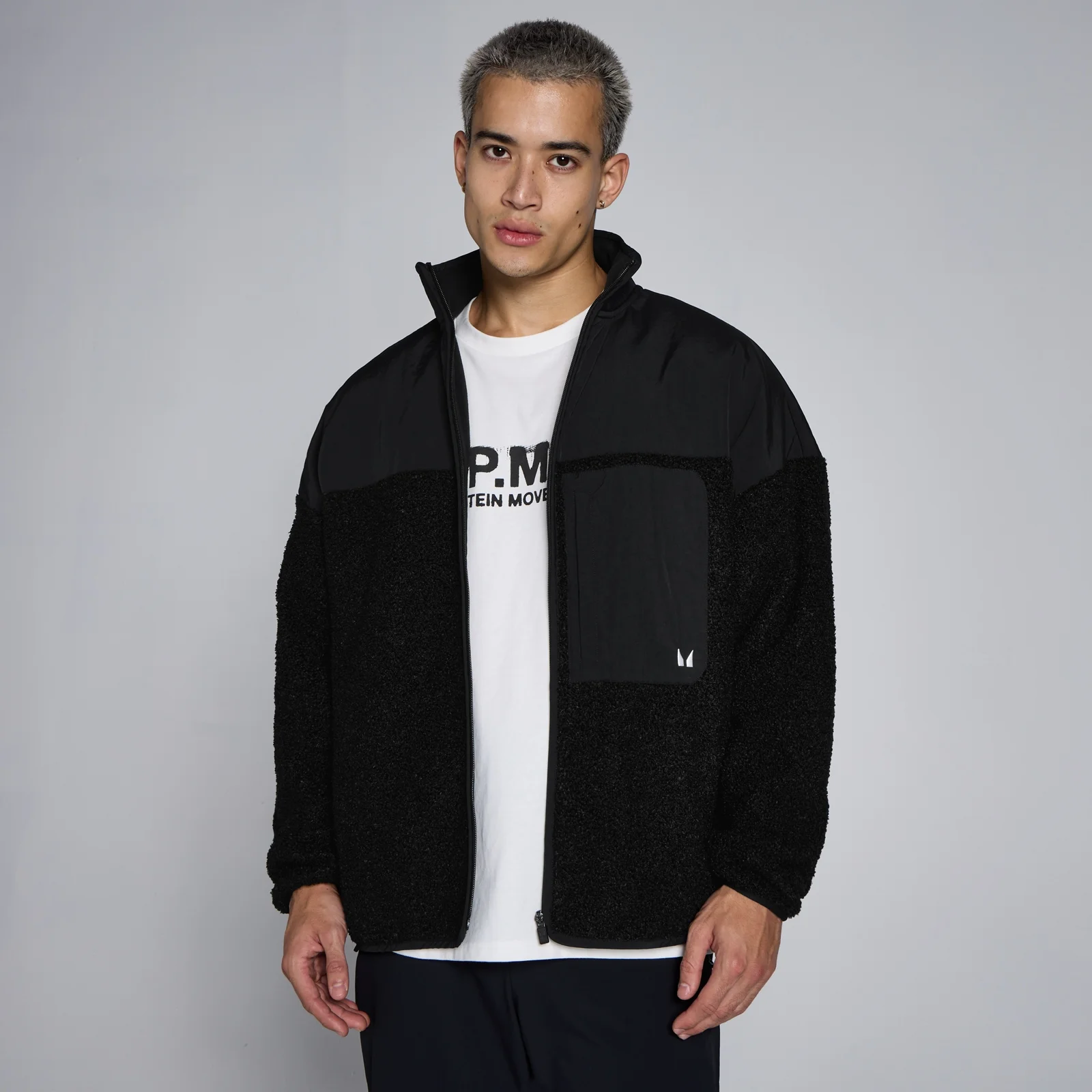 MP Men's Hybrid Fleece - Black - XL Image 1