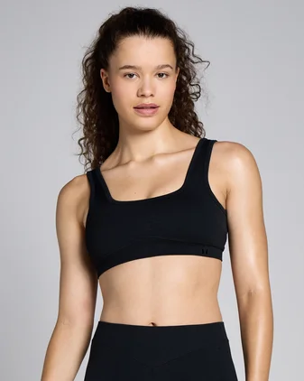 MP Women's Waffle Seamless Bra - Black