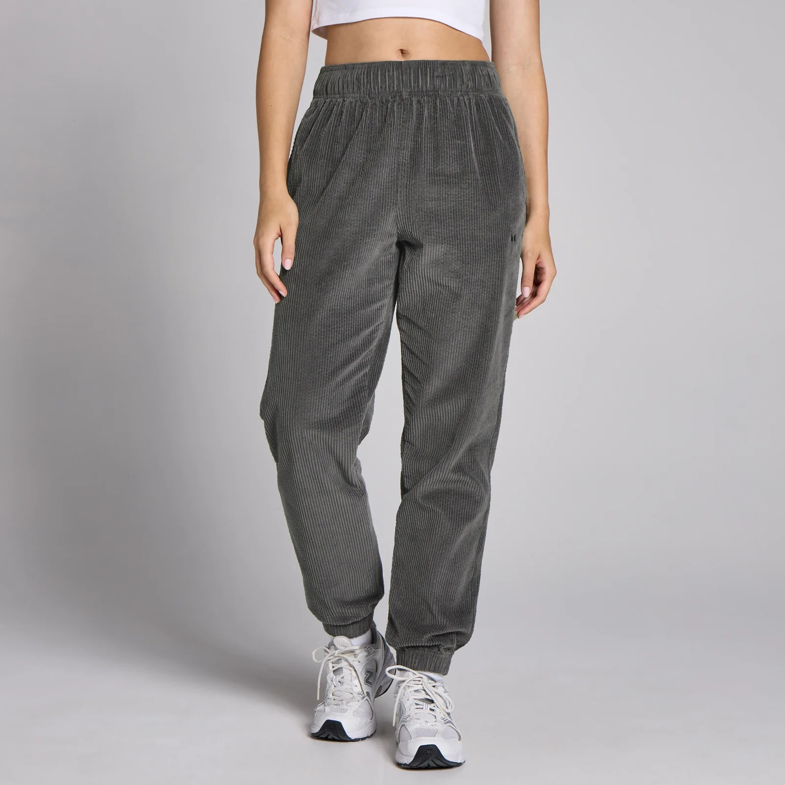 MP Women's Corduroy Jogger - Gun Metal - XS Image 1