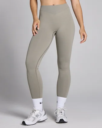 MP Women's Waffle Seamless Leggings - Clay