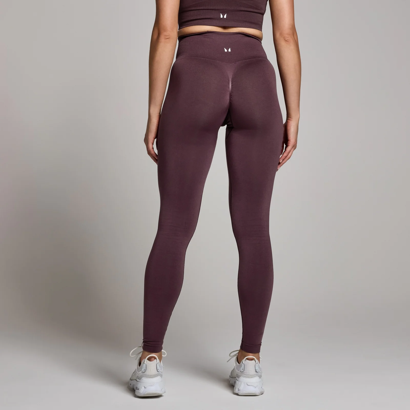 MP Women's Tempo Seamless Scrunch Leggings - Fudge - M Image 1