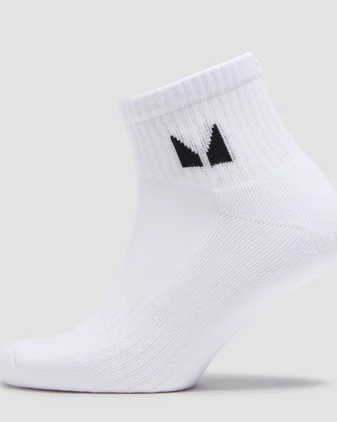 MP Unisex Ankle Socks (3 Pack) - White