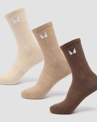MP Unisex Crew Socks (3 Pack) - Neutral