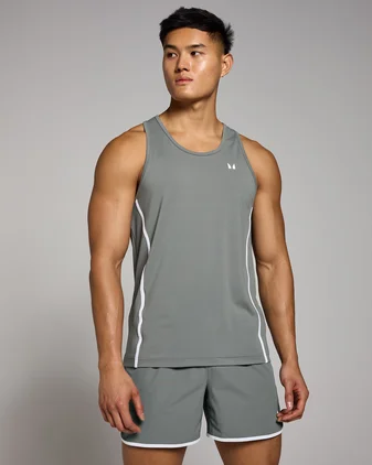 MP Men's Tempo Binding Vest - Rock