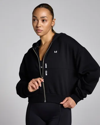 MP Women's Tempo Zip Through Hoodie - Black