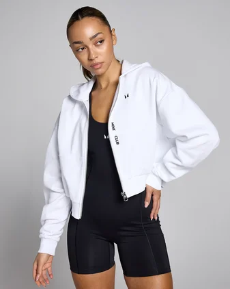 MP Women's Tempo Zip Through Hoodie - White
