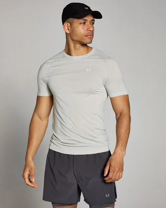 MP Men's Velocity Ultra Muscle Fit Seamless T-Shirt - Chrome