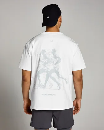 MP Velocity Ultra Jogging Graphic T-Shirt - White