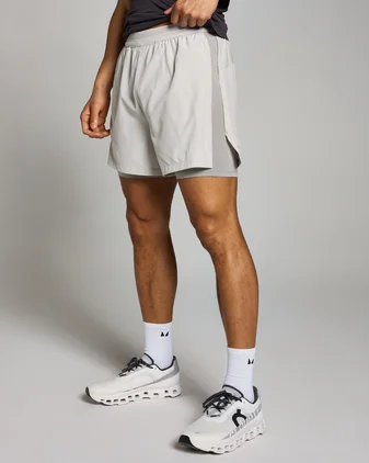 MP Men's Velocity Ultra 5" 2-in-1 Shorts - Chrome